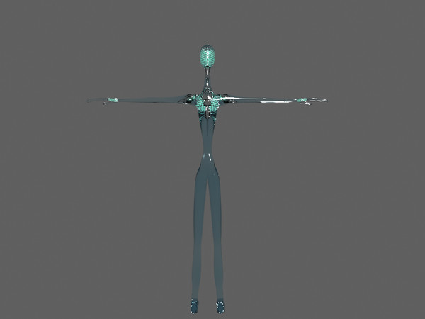strange alien 3d max - Alien Robot (Light Being) by Gooneacehole